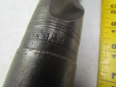 Union Twist Drill Co 1-13/16" Morse Taper No.5 MT Shank Drill Bit 14-1/4" OAL