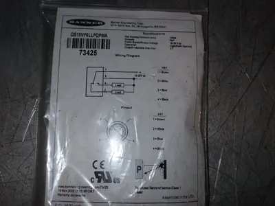 New | in-Stock BANNER QS18VP6LLPQPMA Photoelectric Sensors Ohio US | HGR 24 #1069665
