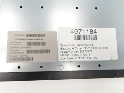 HP 579237-B21 Proliant DL360G7 Server Rack Mount