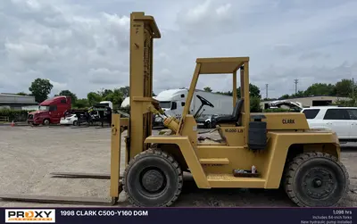 Used 1998 CLARK C500-Y160 DGM Internal Combustion Forklifts: Pneumatic Tire Kentucky US | Proxy Equipment #1385155