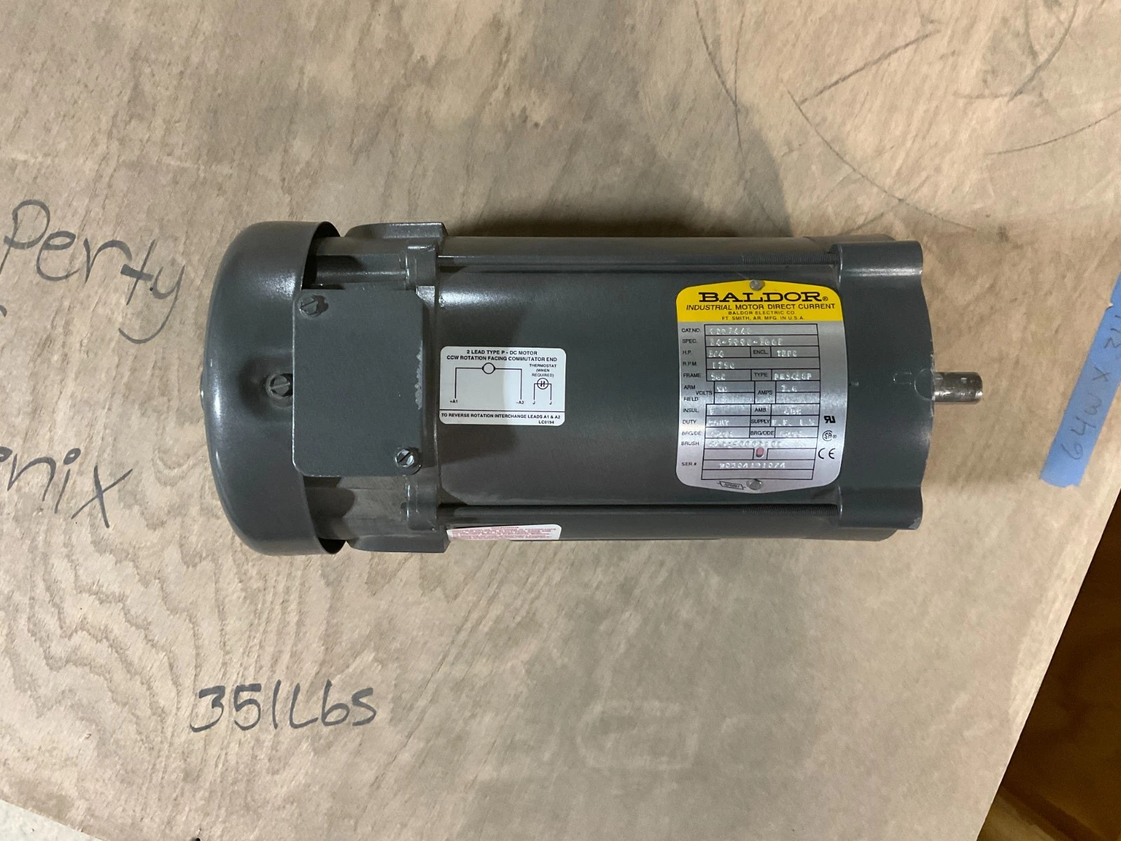 New | in-Stock Baldor CDP3440 D.C. Motors Iowa US | ISP Equipment Group #1318731