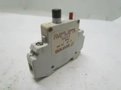 Square D GCB 10 Ser.B Thermal magnetic circuit breaker 1A 250VAC 65VDC Lot of 8