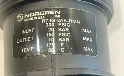 NEW NORGREN R74G-3AK-RMN PRESSURE REGULATOR R74G3AKRMN