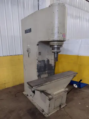 60 TON EITEL MODEL #RP60 HYDRAULIC PRECISION STRAIGHTENING PRESS
