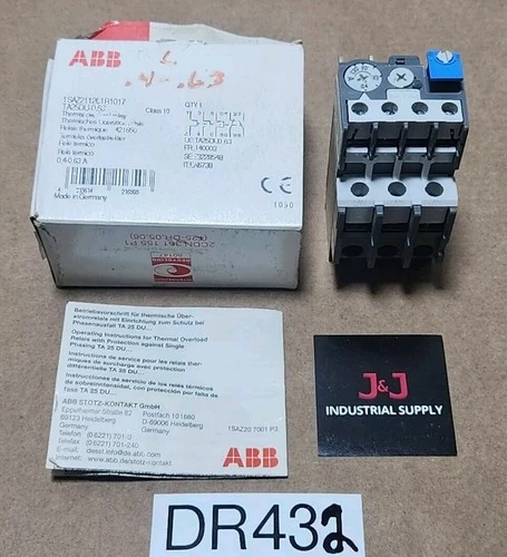 NEW ABB TA25DU-0.63