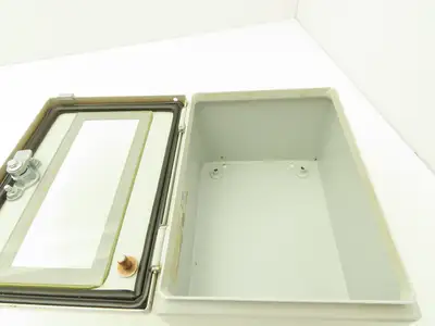 Hoffman LWC201512 Inline Enclosure 200x150x120mm w/5.87" x 2.31" Window