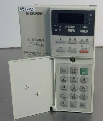 Mitsubishi Electric FR-A024-0.1KP Inverter Drive - FR-PU03 Parameter Unit 1D
