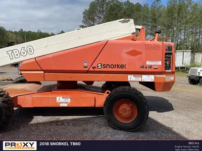 Used 2018 SNORKEL TB60 Manlifts Alabama US | Proxy Equipment #1377639