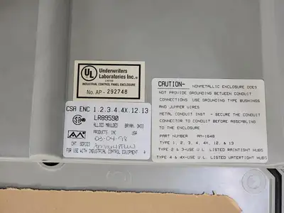 NEW 1998 ALLIED MOULDED PRODUCTS AM1648TLW