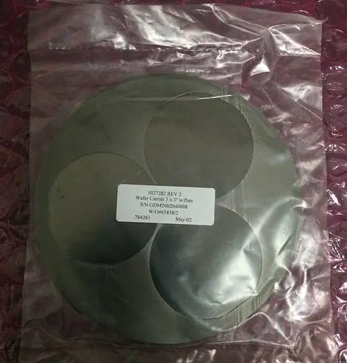 EMCORE 1027282 Rev2 Wafer Carrier 3x3 w'Flats S/N GDM2002040010