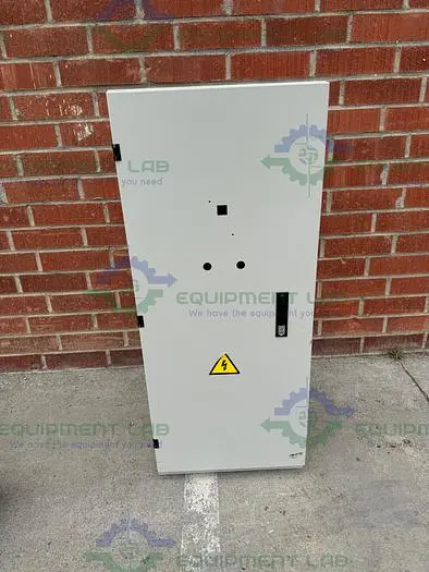 Used UNBARNDED METAL ENCLOSURE 19.5" X 14" X 48" W/ 1  TOP SHELF, KEY Electronics & Components | Equipment Lab #486596