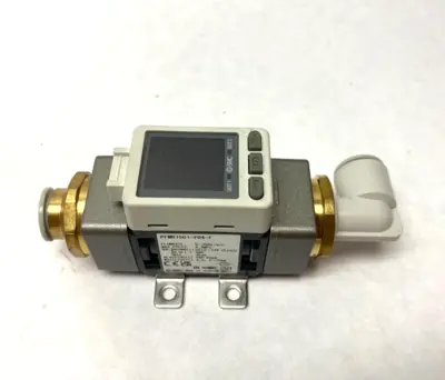 USED SMC DIGITAL AIR FLOW SWITCH 5~500L/MIN, DUAL-COLOR