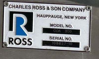 ROSS CDA-300 Dual Shaft Vacuum Mixer BLENDERS / MIXERS | EcReCon Inc (9)