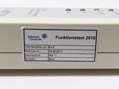 Johnson Controls Euro Default Tester Generation II Funktionstest 2010 - Used