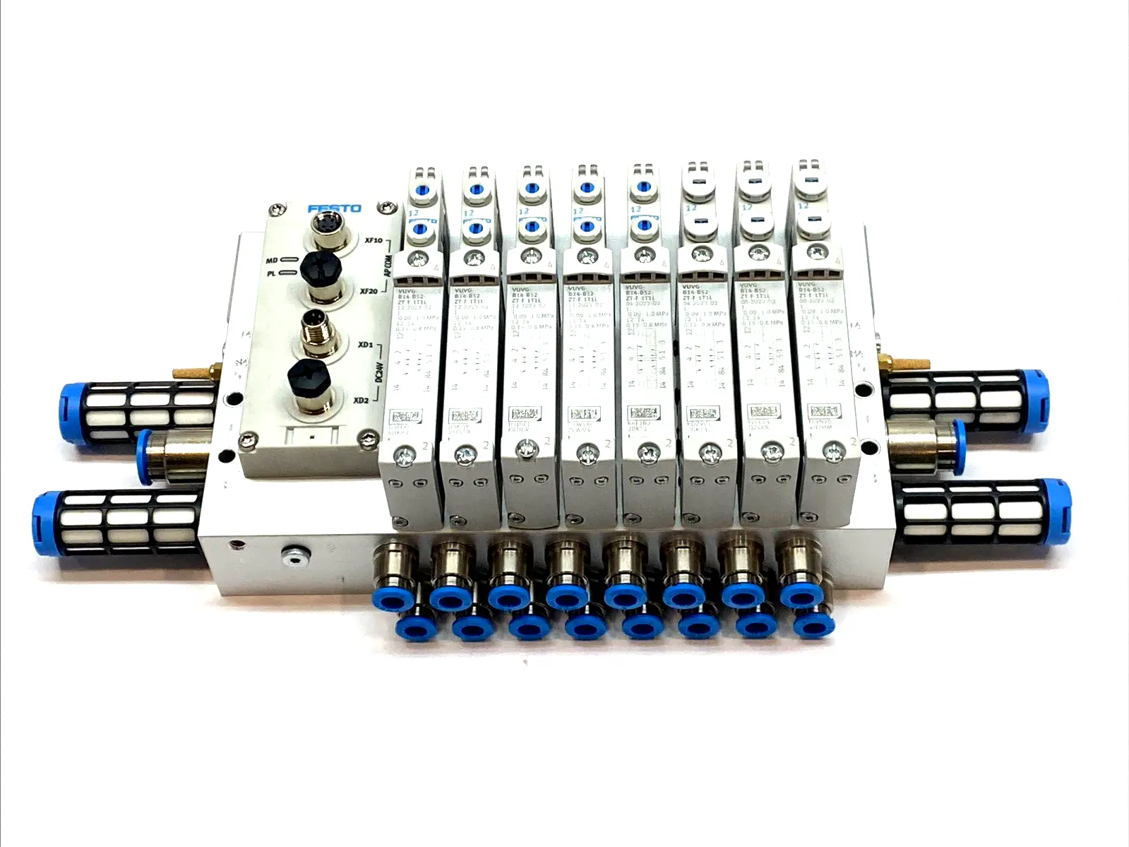 USED FESTO PNEUMATIC MANIFOLD ASSEMBLY