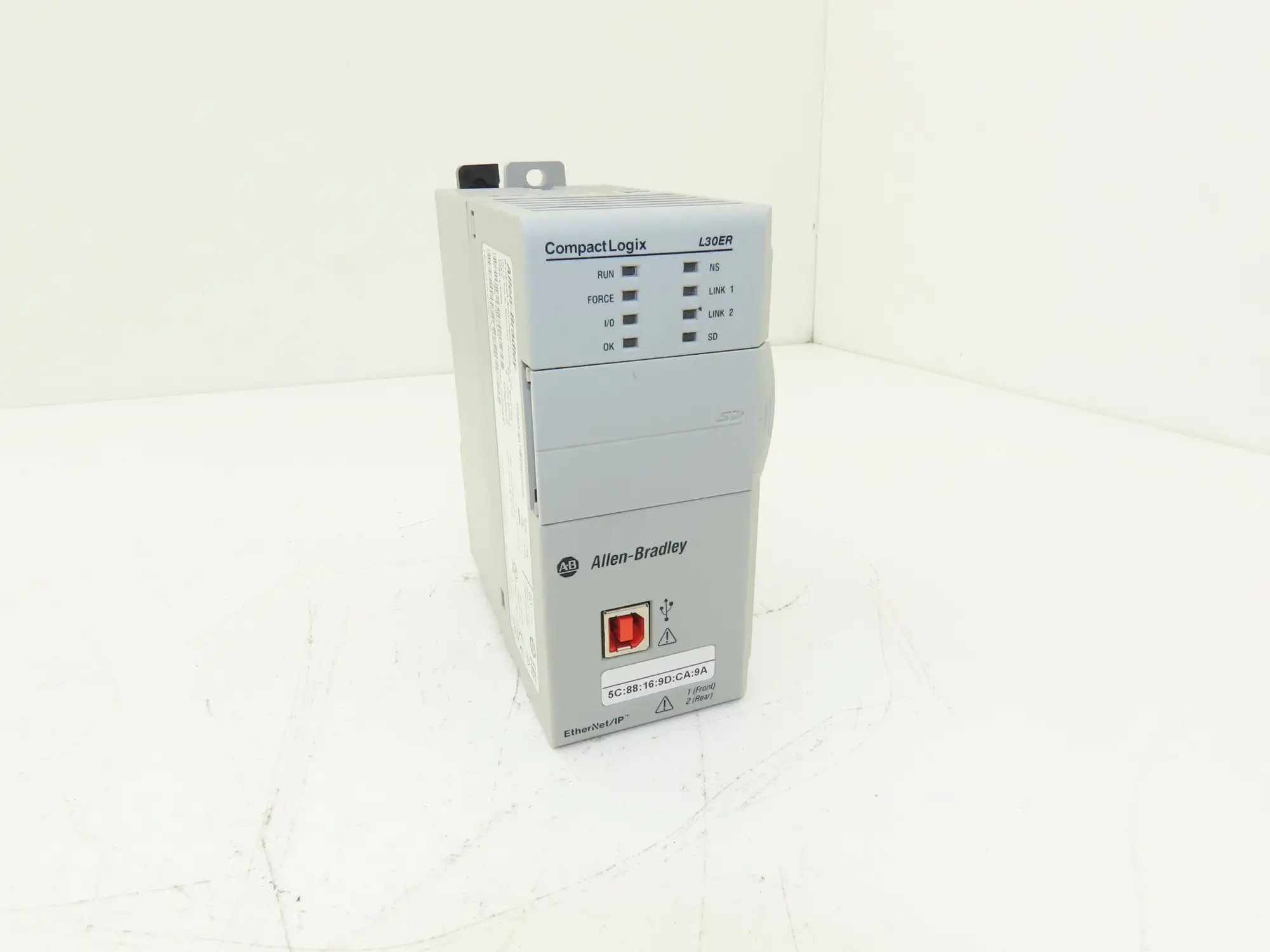 Allen Bradley 1769-L30ER CompactLogix 1MB Ethernet Controller Ser A FW 1.002