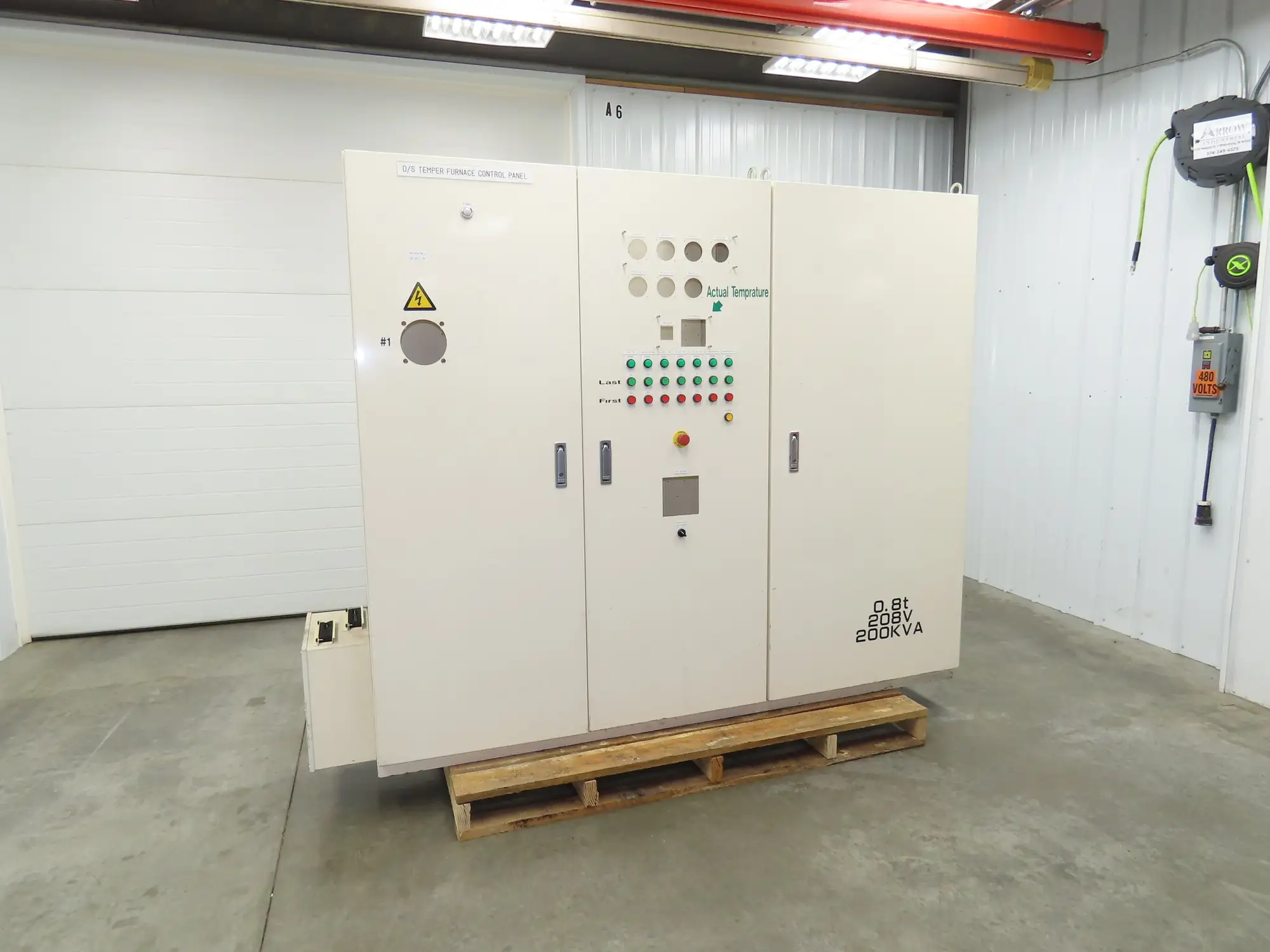 3 Door Freestanding Electrical Enclosure 1900x2300x500mm 75x90x20"