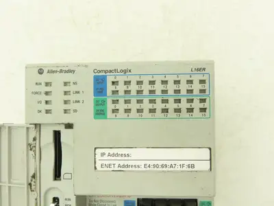 Allen Bradley 1769-L16ER-BB1B CompactLogix L16 DI/O 384KB Controller Series B