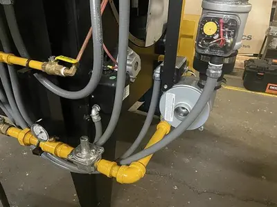 Bauer 322 1000 lb/hr Batch Dry Nut Roaster