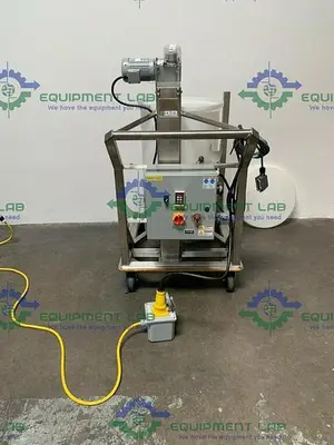 USED THERMO SCIENTIFIC HYCLONE 200L MIXER MODEL SV50182.01 ON ROLLING CART