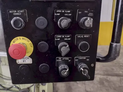 220 TON AIDA MODEL #NCI-200(2) GAP FRAME PRESS, 12.59" STROKE: STOCK #22210