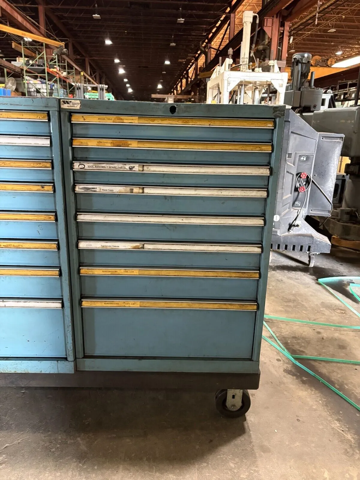(LOT OF 2) WILSON TOOL CABINETS AND TOOLING FOR AMADA VIPROS TURRET PUNCH PRESS