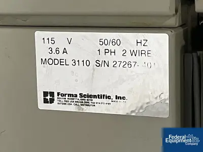 USED Forma Scientific Forma Scientific 3110 C02 Incubator