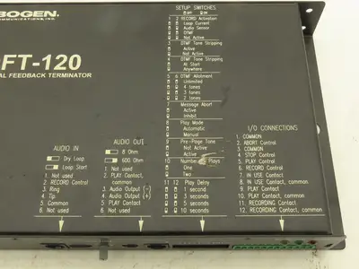 Bogen DFT-120 Ethernet Digital I/O Module 12VDC