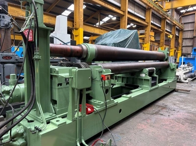 BRONX 3-Rolls Plate Bending Rolls, in good working order, OFFERS INVITED