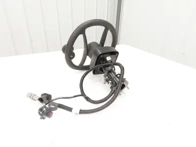 Hyster 8808585 Forklift Steering Wheel & Bracket Assembly Removed From E80XN