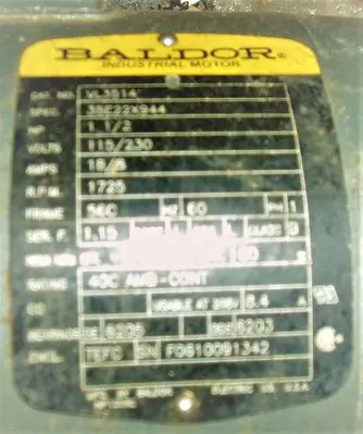 USED BALDOR VM3514