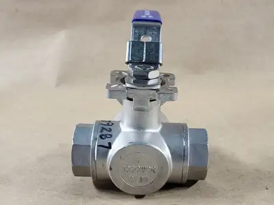 1" 1000 WOG CF8M Ball Valve, 3-Way