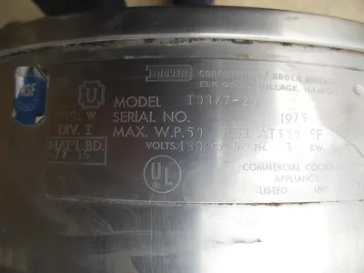 USED GROEN/DOVER TDB/7-20