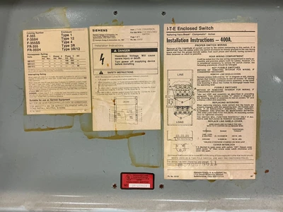 ITE F355 Disconnectors & Load Switches | Equipment Recovery Corp. (12)
