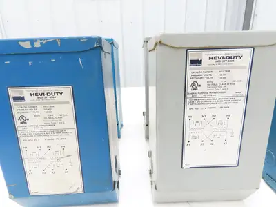 Hevi-Duty HS1F750B Transformer 0.75 KVA 1Ph HV 240/480 LV 120/240 Lot of 8