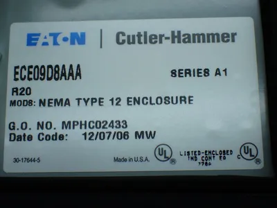New | in-Stock EATON ECE09D8AAA Starters | HGR 24 #748146