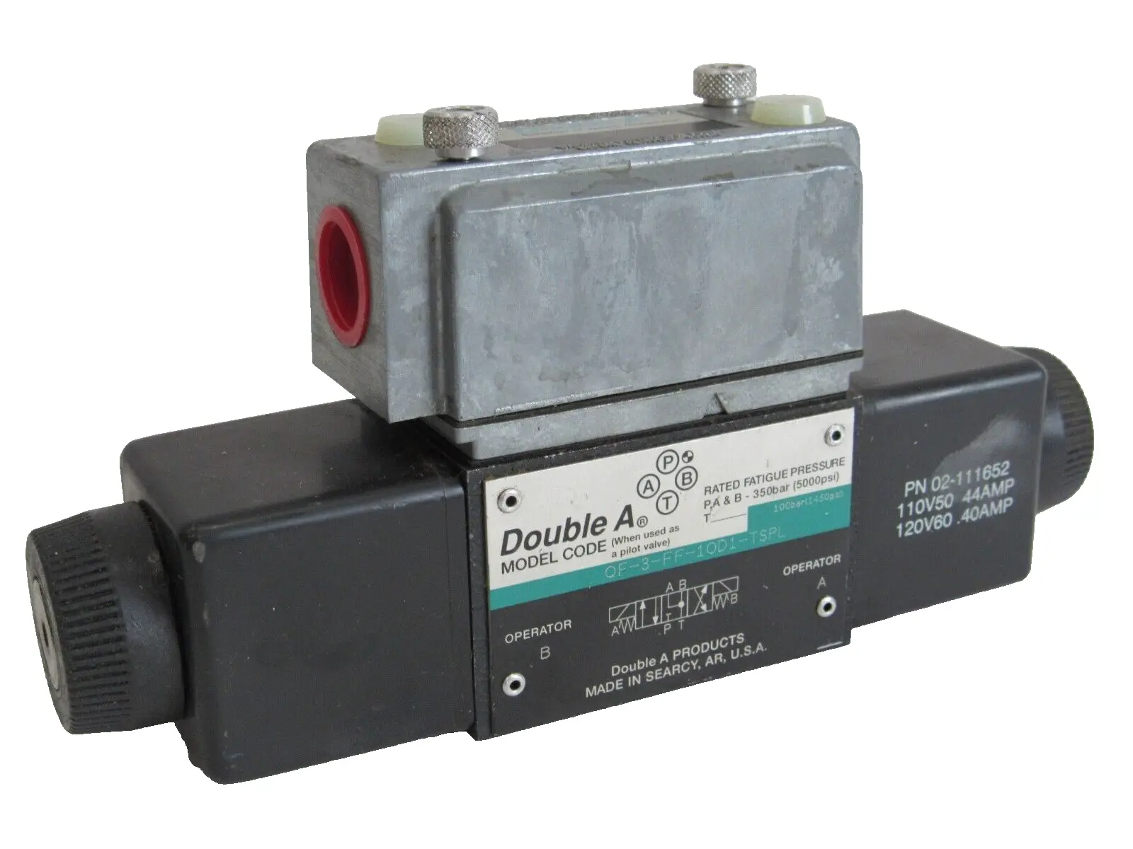 NEW DOUBLE A QF-3-FF-10D1-TSPL SOLENOID VALVE BLOCK QF3FF10D1TSPL