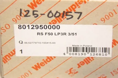 Weidmuller 8012950000 Wire & Cable Connectors | ANACAPA EQUIPMENT BROKERS, INC (2)