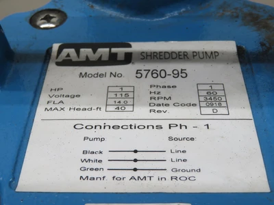 Used AMT _UNKNOWN_ Pumps | OCO Industrial #1588334
