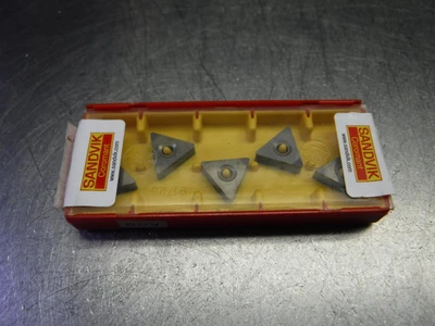 Sandvik CBN Turning Inserts QTY5 TNMA332 S0320E/TNMA160408S01020E CB20 (LOC1968D)