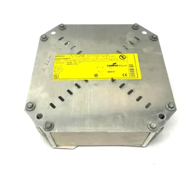 USED COOPER B-LINE KWIKSPLICE CABLE TRAY UNIVERSAL FITTING, PUNCHED BOTTOM