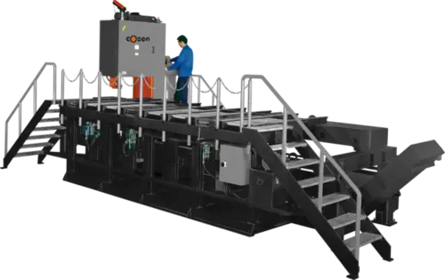 New | Build-to-Order COSEN SV-4060 Plate Saws | Source Machinery Sales #1251426