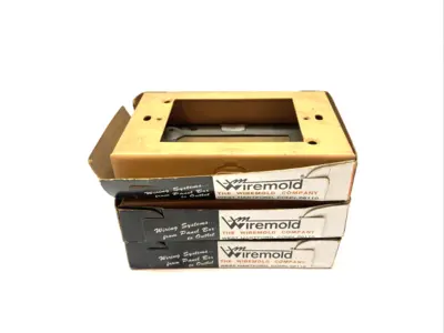 New | in-Stock Wiremold Flush-Type Extension Adapter LOT OF 3 MISSING HARDWARE Misc Electrical & Power Parts Michigan US | Maverick Industrial Sales #1502415