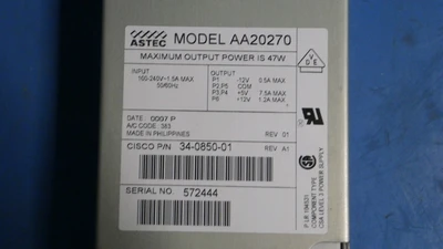 USED CISCO ASTEC 47 WATT POWER SUPPLY 34-0850-0