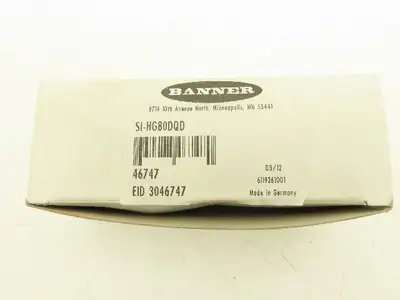 Banner SI-HG80DQD Hinge Safety Interlock Switch Zinc Die cast