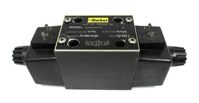 USED PARKER D3W4CNYW SOLENOID VALVE 5000PSI 120/60HZ 110/50HZ