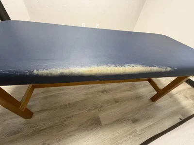 Used Oakworks Wooden Treatment Table with Adjustable Backrest Tables/Stretchers/Gurneys Texas US | PT Medical Technologies #1458576