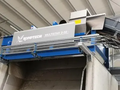 USED 2020 HUSMANN SINGLE-SHAFT CRUSHER + GÜNTHER MULTISTAR 2-SE STARSCREEN