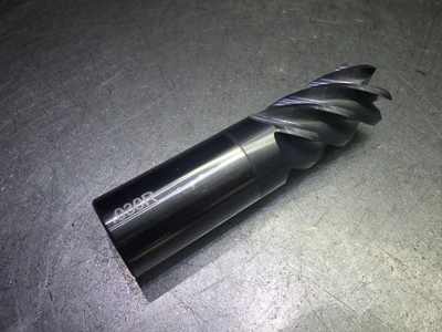 Monster 1" 6 Flute carbide CR Reg Endmill 1" Shank .03" R 292-301264 (LOC373A)