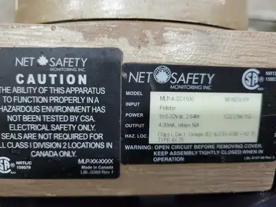 USED NET SAFETY MONITORING MLP-A-SC1100